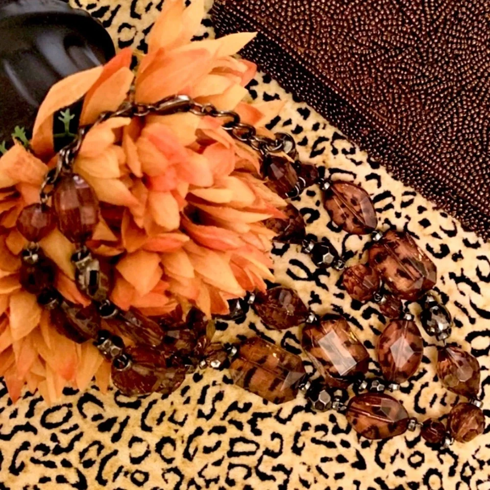 BEADED FASHION NECKLACE - Picture 1 of 5